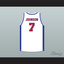 Load image into Gallery viewer, Carl Johnson 7 Los Santos Saints White Basketball Jersey