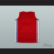 Load image into Gallery viewer, Carl Lewis 915 Team USA Red Track and Field Basketball Jersey