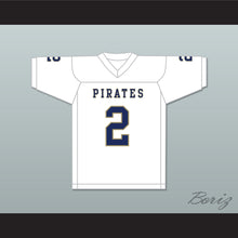 Load image into Gallery viewer, Carlos Thompson 2 Independence Community College Pirates White Football Jersey