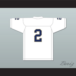 Carlos Thompson 2 Independence Community College Pirates White Football Jersey