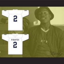 Load image into Gallery viewer, Carlos Thompson 2 Independence Community College Pirates White Football Jersey