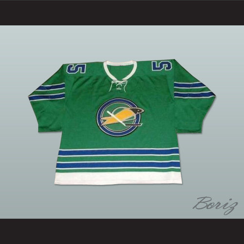 Carol Vadnais 5 California Golden Seals Green Hockey Jersey