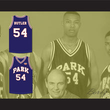 Load image into Gallery viewer, Caron Butler 54 Racine Park Panthers Basketball Jersey with Patch