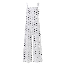 Load image into Gallery viewer, Celmia 2020 Fashion Women Jumpsuits Casual Sexy Sleeveless Straps Loose Rompers Elegant Wide Leg Pants Polka Dot Print Trousers