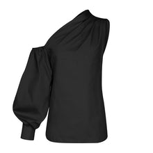 Load image into Gallery viewer, Celmia Plus Size Fashion Women Long Sleeve Shirts 2020 Cold Shoulder Lady Solid Blouses Office Casual Loose Top Elegant Blusas 7