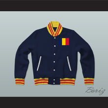 Load image into Gallery viewer, Chad Varsity Letterman Jacket-Style Sweatshirt