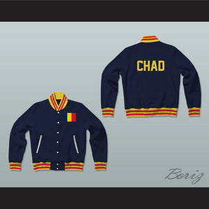 Chad Varsity Letterman Jacket-Style Sweatshirt