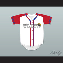 Load image into Gallery viewer, Chad Danforth 8 East High School Wildcats Baseball Jersey Design 2