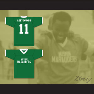 Charles Adetokunbo 11 Mushin Marauders Green Soccer Jersey