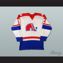 Load image into Gallery viewer, Charles Constantin 14 Quebec Nordiques White Hockey Jersey