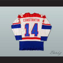 Load image into Gallery viewer, Charles Constantin 14 Quebec Nordiques White Hockey Jersey