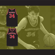 Load image into Gallery viewer, Chet Holmgren 34 Minnehaha Academy Redhawks Black Basketball Jersey 2