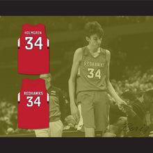 Load image into Gallery viewer, Chet Holmgren 34 Minnehaha Academy Redhawks Red Basketball Jersey 2