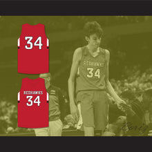 Load image into Gallery viewer, Chet Holmgren 34 Minnehaha Academy Redhawks Red Basketball Jersey 1