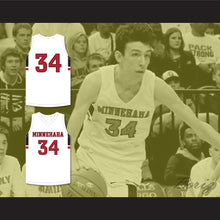 Load image into Gallery viewer, Chet Holmgren 34 Minnehaha Academy Redhawks White Basketball Jersey 3
