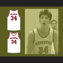 Load image into Gallery viewer, Chet Holmgren 34 Minnehaha Academy Redhawks White Basketball Jersey 2