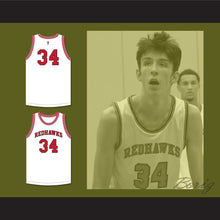 Load image into Gallery viewer, Chet Holmgren 34 Minnehaha Academy Redhawks White Basketball Jersey 1