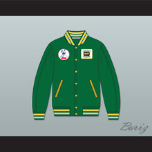 Load image into Gallery viewer, WHA Chicago Cougars Green Varsity Letterman Jacket-Style Sweatshirt 1