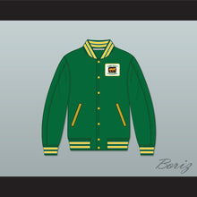 Load image into Gallery viewer, WHA Chicago Cougars Green Varsity Letterman Jacket-Style Sweatshirt 2