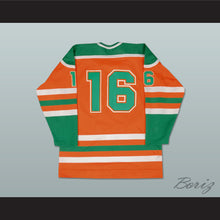 Load image into Gallery viewer, Normand Leveille 16 Chicoutimi Sagueneens Orange Hockey Jersey