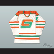 Load image into Gallery viewer, Normand Leveille 16 Chicoutimi Sagueneens White Hockey Jersey