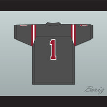 Load image into Gallery viewer, Chigoziem Okonkwo 1 Hillgrove High School Hawks Dark Gray Football Jersey 1