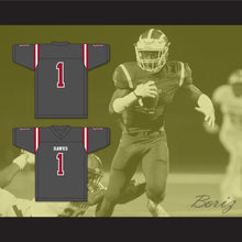 Load image into Gallery viewer, Chigoziem Okonkwo 1 Hillgrove High School Hawks Dark Gray Football Jersey 1