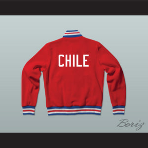 Chile Varsity Letterman Jacket-Style Sweatshirt