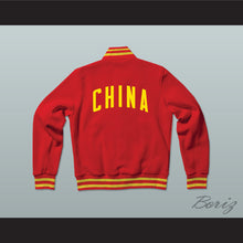 Load image into Gallery viewer, China Varsity Letterman Jacket-Style Sweatshirt