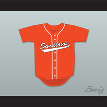 Load image into Gallery viewer, Chris Pontius 8 Swallows Play Ball Orange Baseball Jersey