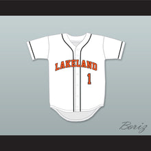 Load image into Gallery viewer, Chris Sale 1 Lakeland Senior High School Dreadnaughts White Baseball Jersey 2