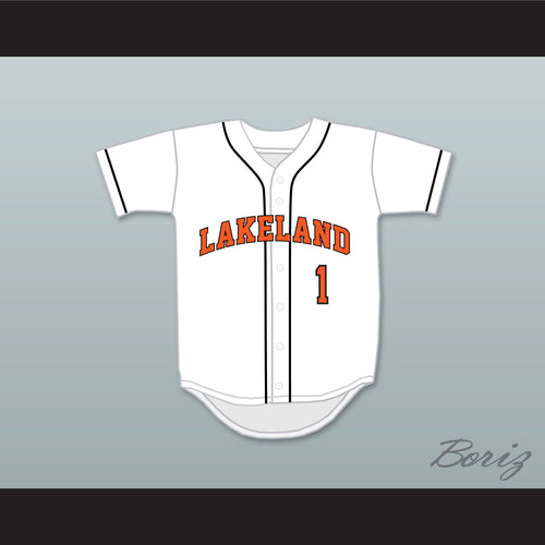 Chris Sale 1 Lakeland Senior High School Dreadnaughts White Baseball Jersey 1