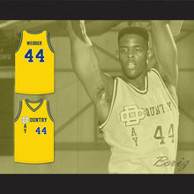Load image into Gallery viewer, Chris Webber 44 Detroit Country Day School Yellowjackets Yellow Basketball Jersey