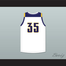 Load image into Gallery viewer, Christian Koloko 35 Birmingham High School Patriots White Basketball Jersey 1
