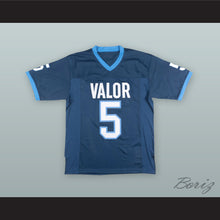 Load image into Gallery viewer, Christian McCaffrey 5 Valor Christian High School Eagles Blue Football Jersey