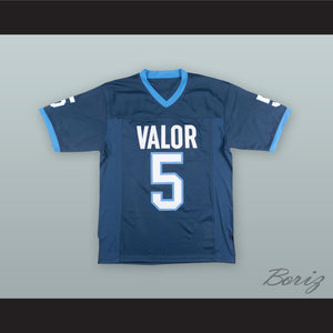 Christian McCaffrey 5 Valor Christian High School Eagles Blue Football Jersey