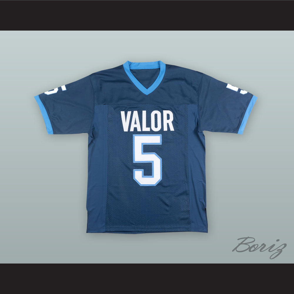 Christian McCaffrey 5 Valor Christian High School Eagles Blue Football Jersey