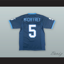 Load image into Gallery viewer, Christian McCaffrey 5 Valor Christian High School Eagles Blue Football Jersey
