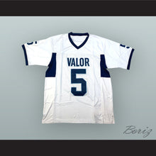 Load image into Gallery viewer, Christian McCaffrey 5 Valor Christian High School Eagles White Football Jersey