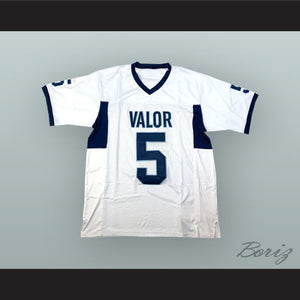 Christian McCaffrey 5 Valor Christian High School Eagles White Football Jersey