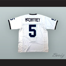 Load image into Gallery viewer, Christian McCaffrey 5 Valor Christian High School Eagles White Football Jersey