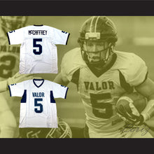 Load image into Gallery viewer, Christian McCaffrey 5 Valor Christian High School Eagles White Football Jersey