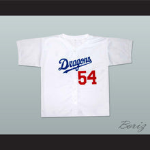 Load image into Gallery viewer, Jack Elliot 54 Chunichi Dragons White Baseball Jersey Mr. Baseball