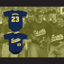 Load image into Gallery viewer, Clayton Kershaw 23 Highland Park High School Scots Navy Blue Baseball Jersey 2