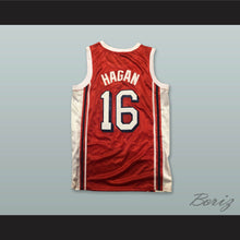 Load image into Gallery viewer, Cliff Hagan 16 St Louis Hawks Red Basketball Jersey