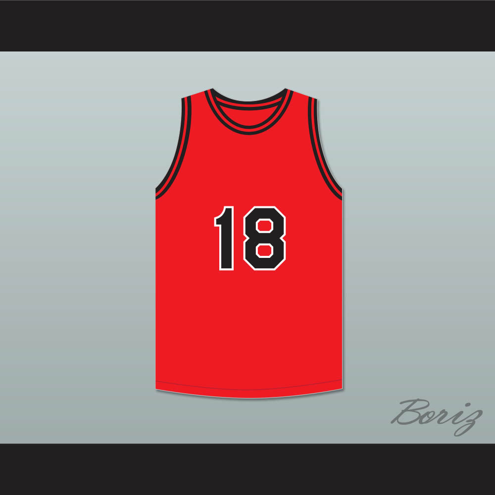 Cliff Hagan 18 Owensboro High School Red Devils Red Basketball Jersey 1