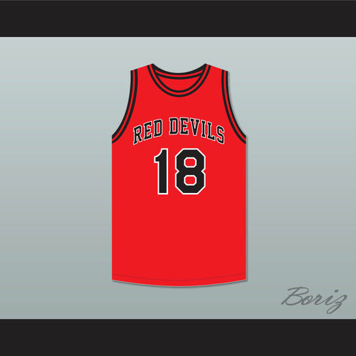 Cliff Hagan 18 Owensboro High School Red Devils Red Basketball Jersey 2