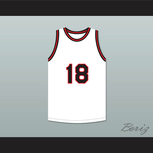 Cliff Hagan 18 Owensboro High School Red Devils White Basketball Jersey 1