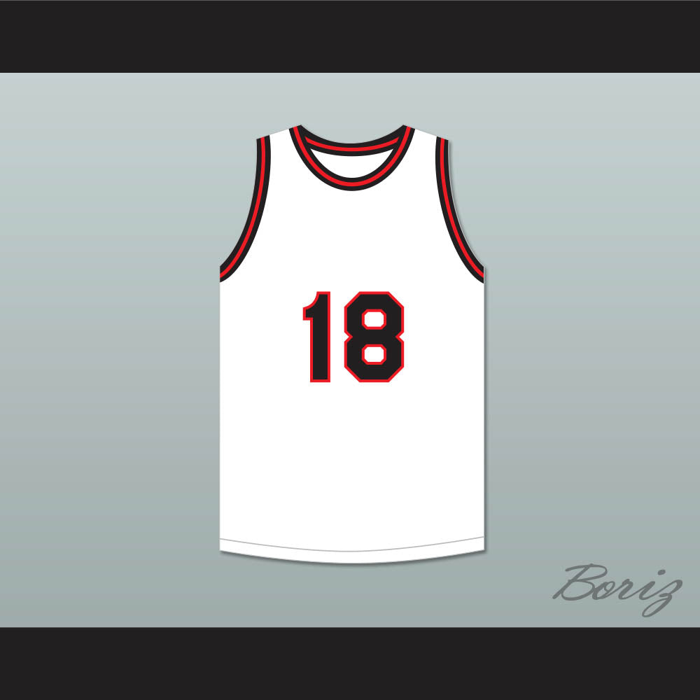 Cliff Hagan 18 Owensboro High School Red Devils White Basketball Jersey 1