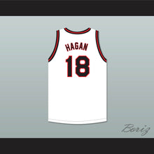 Load image into Gallery viewer, Cliff Hagan 18 Owensboro High School Red Devils White Basketball Jersey 1